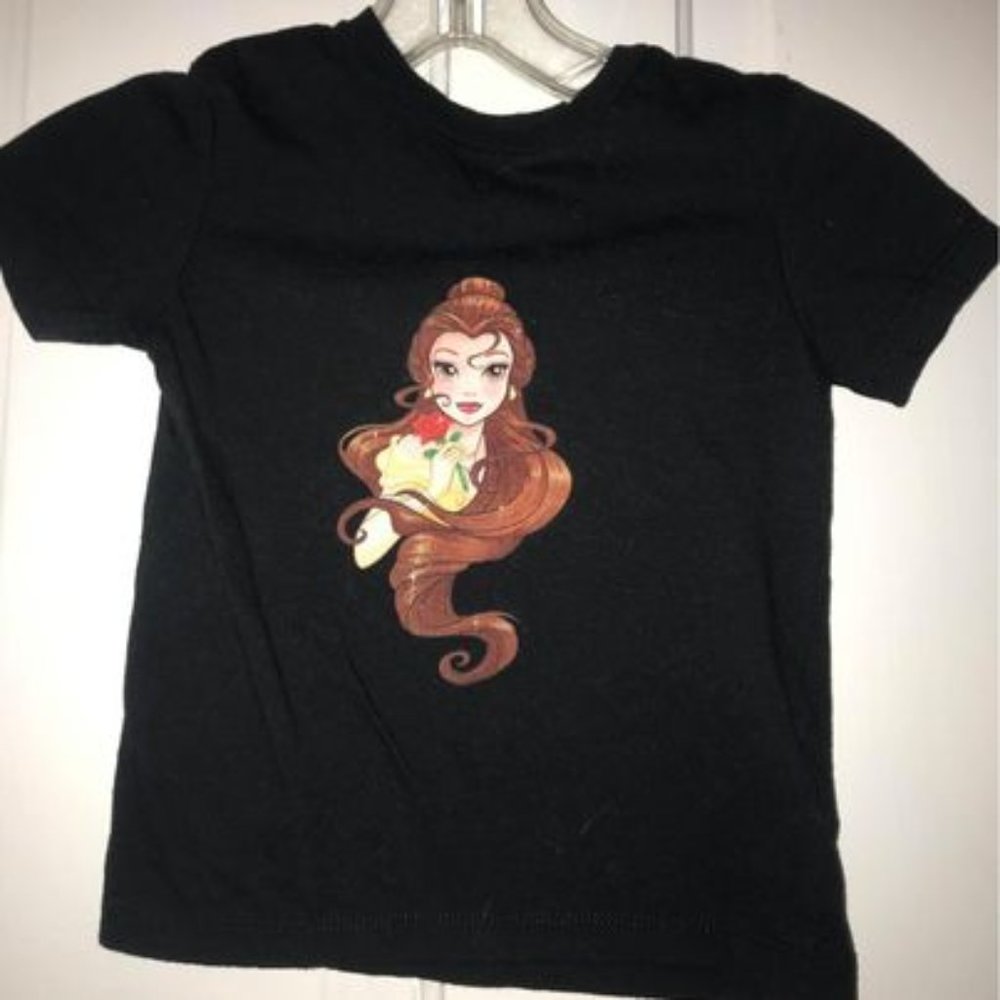 Disney Black belle Graphic Tee (Size 4T)